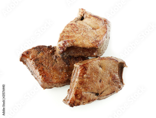 roasted liver isolated