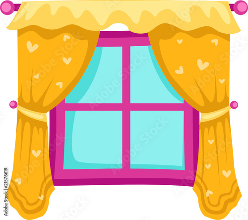 window with curtain