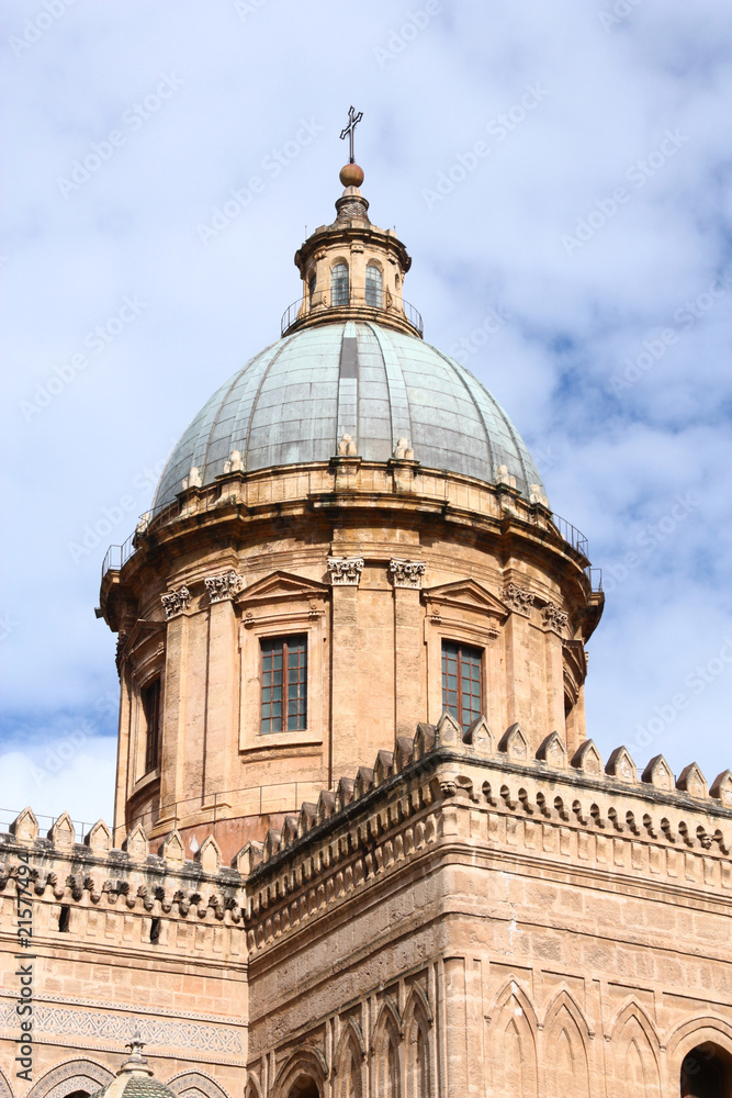 Fototapeta premium Palermo cathedral, Sicily, Italy