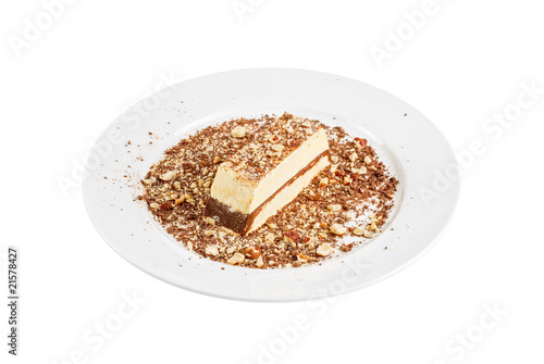 chocolate cake with nuts