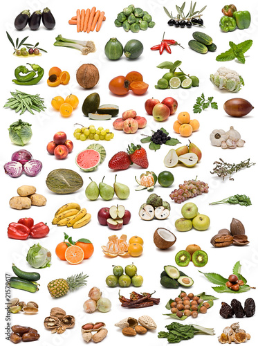 Frutas, verduras y especias. photo