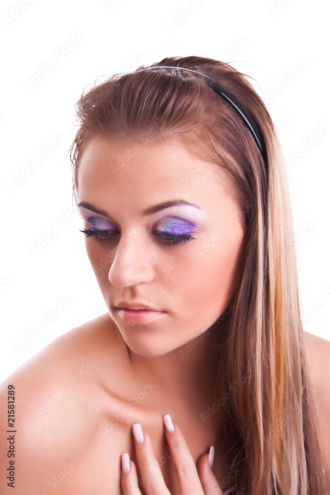 young woman in studio young woman in studio