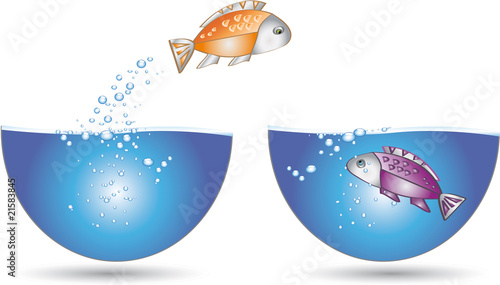 Grafix Fische in Love