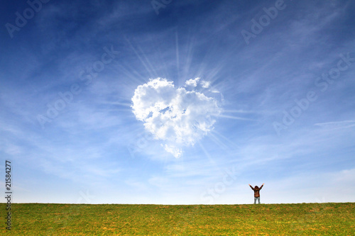 Fototapet coeur amour amitié rencontre relation homme femme besoin vital s