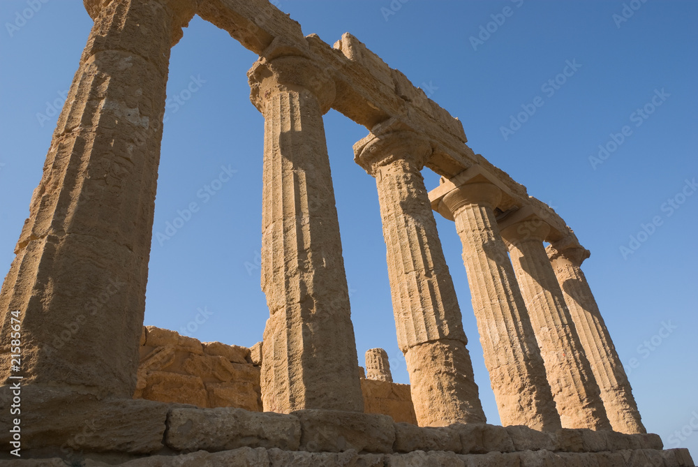 Doric Columns In Agrigento