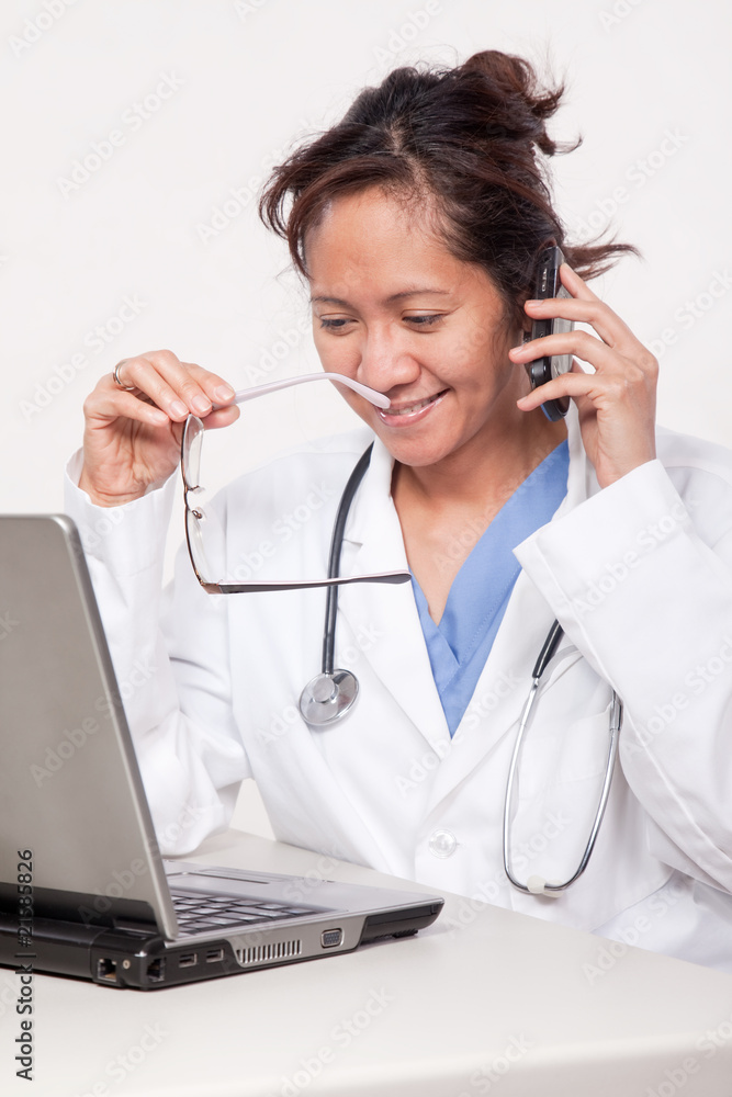 Asian woman doctor physician Asian woman doctor physician