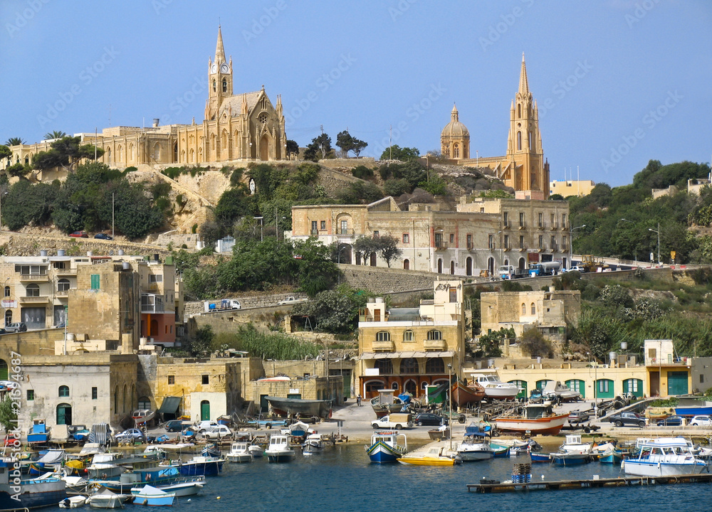 Harborr of Gozo, Maltese islands