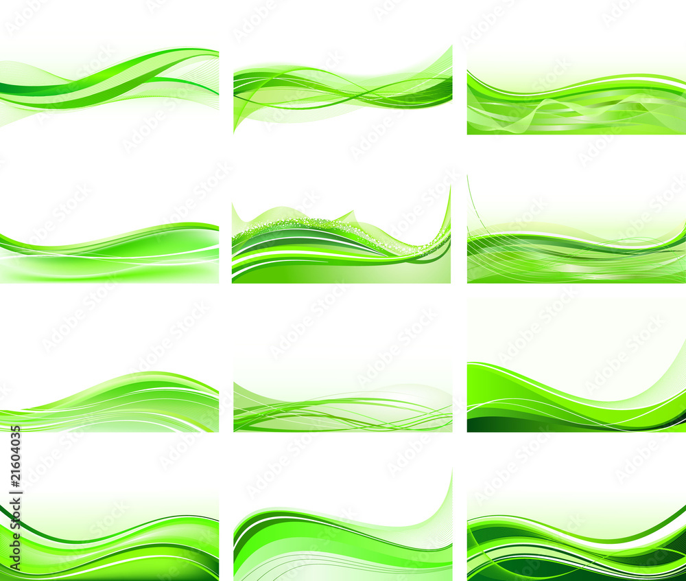 Set of abstract backgrounds vector