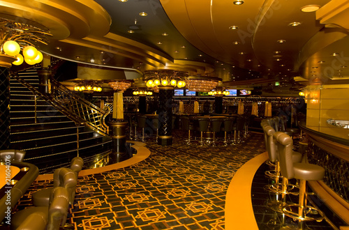 Magnificent interiors and rest on cruise the ship.Casino