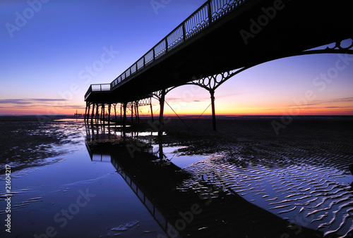 Wallpaper Mural pier at sunset Torontodigital.ca