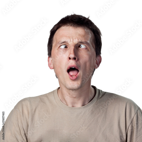 Cross-eyed man