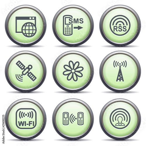 Icons with green buttons 30