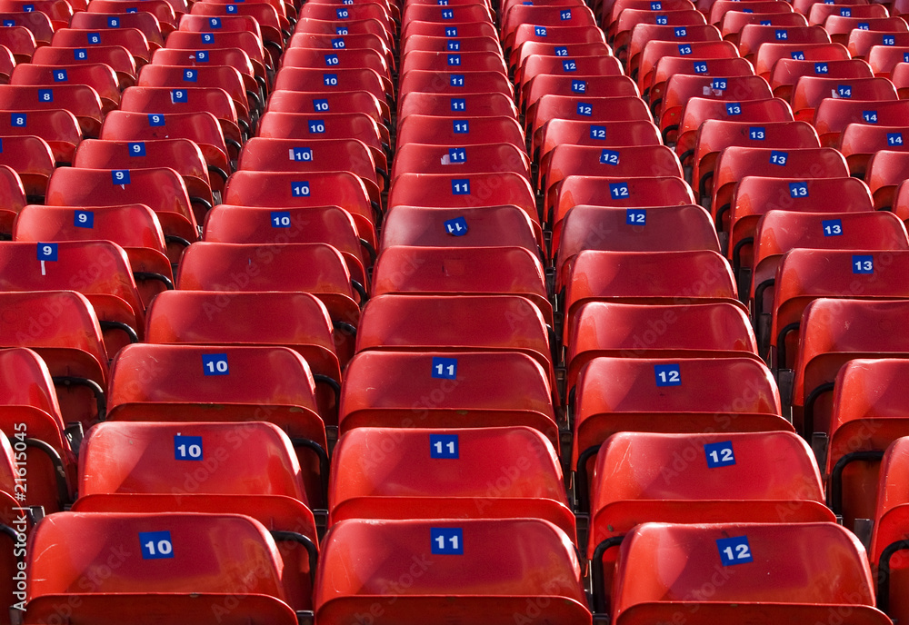 Fototapeta premium Krzesła Arena