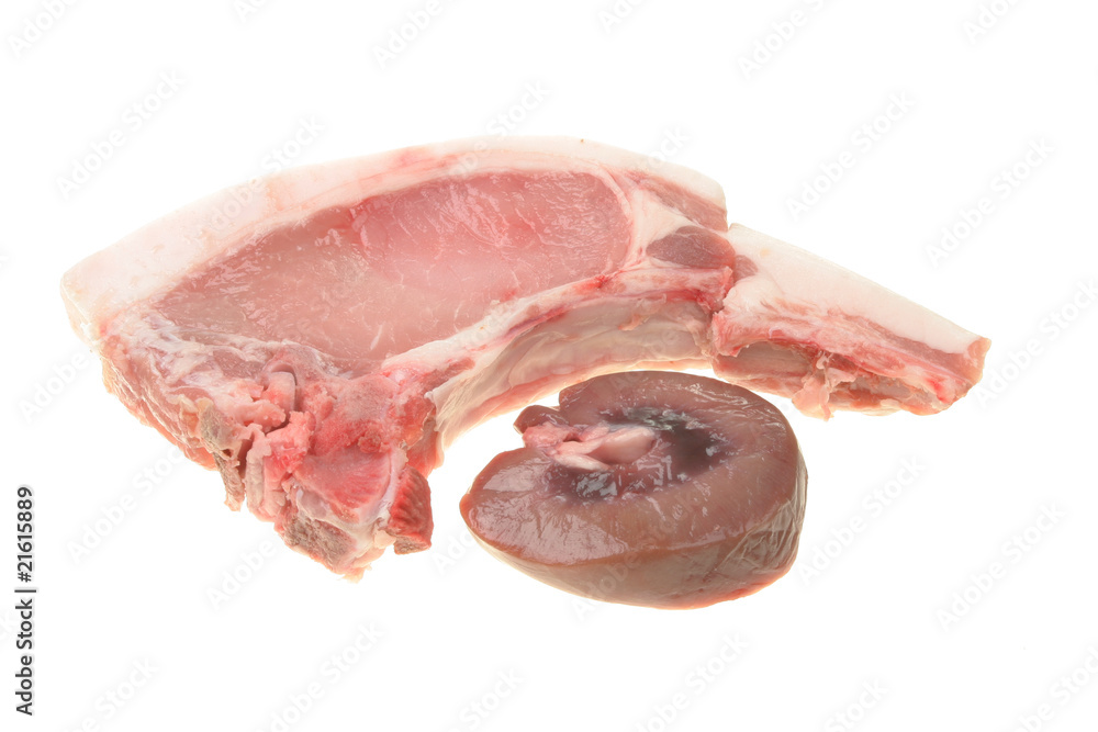 Pork chop and kidney