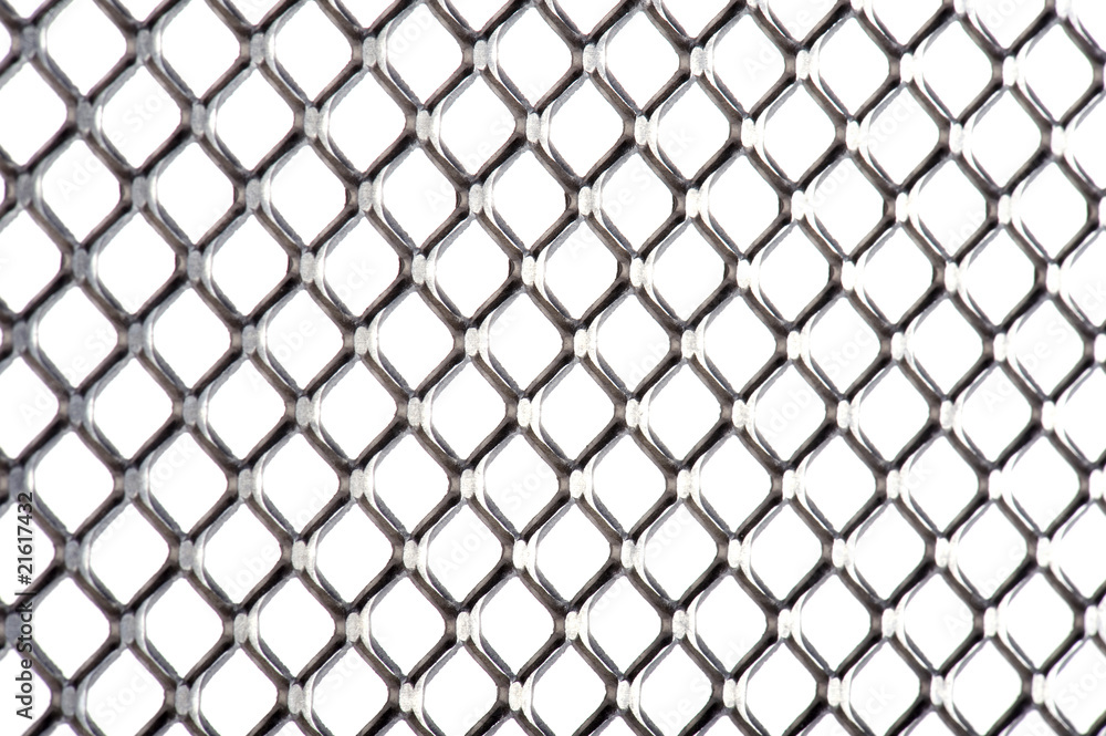 punched metal on white macro punched metal on white macro