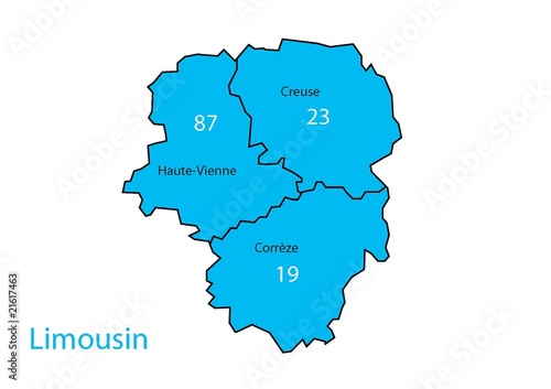 Tableau sur toile Region Limousin