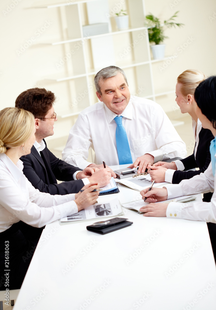 At meeting At meeting