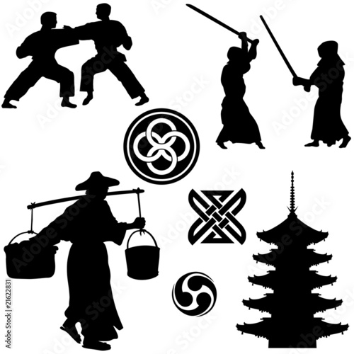 asiatische silhouetten 2