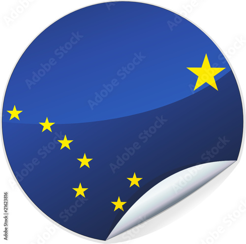 Sticker de l'Alaska (détouré)