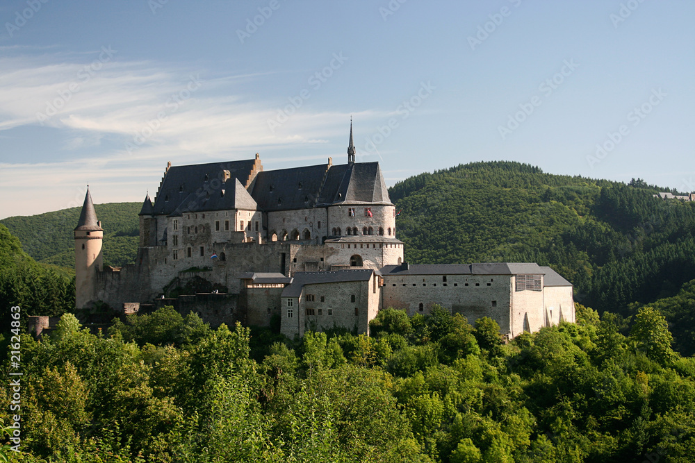 Castle in Vianden, Luxembourg