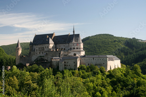 Castle in Vianden, Luxembourg photo