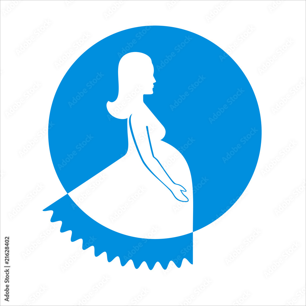 Pregnant woman-blu