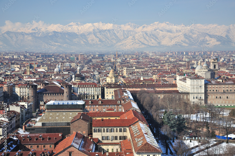 View over Turin, Italy