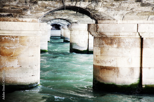 Photography Bridge over the seine in paris