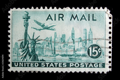 Vintage  US commemorative postage stamp