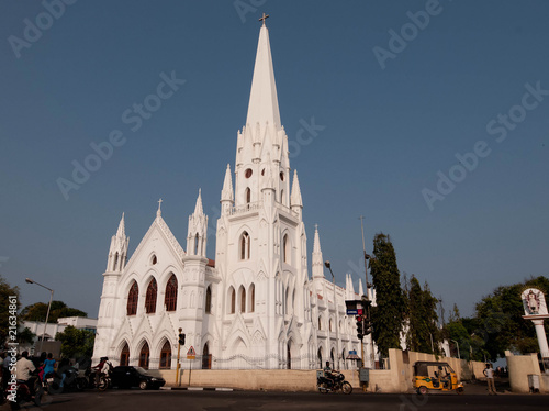 Slika na platnu San Thome Basilica Cathedral / Church in Chennai (Madras), South