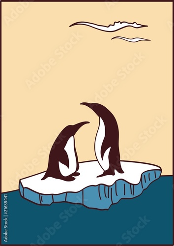 there are penguins at-sea