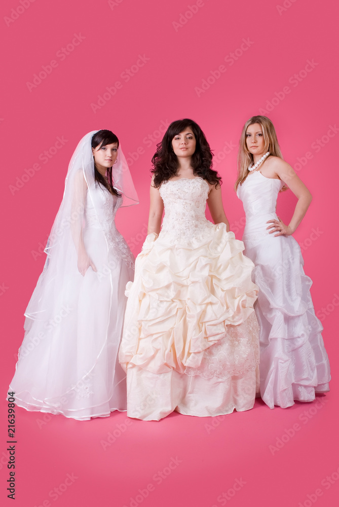 Three happy bride Three happy bride