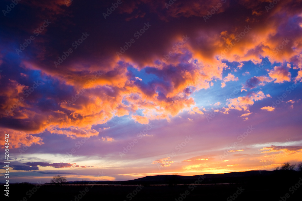 Nice cloudscape after sunset