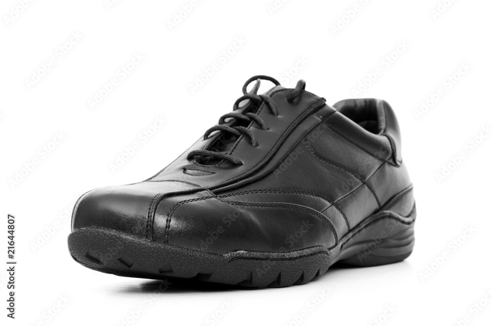 Male shoes isolated on the white background Male shoes isolated on the white background