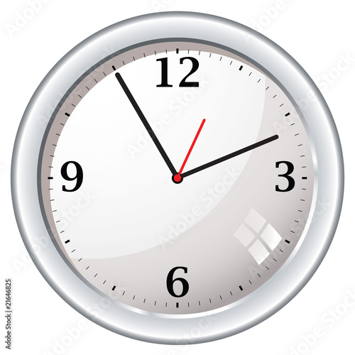 modern retro wall clock