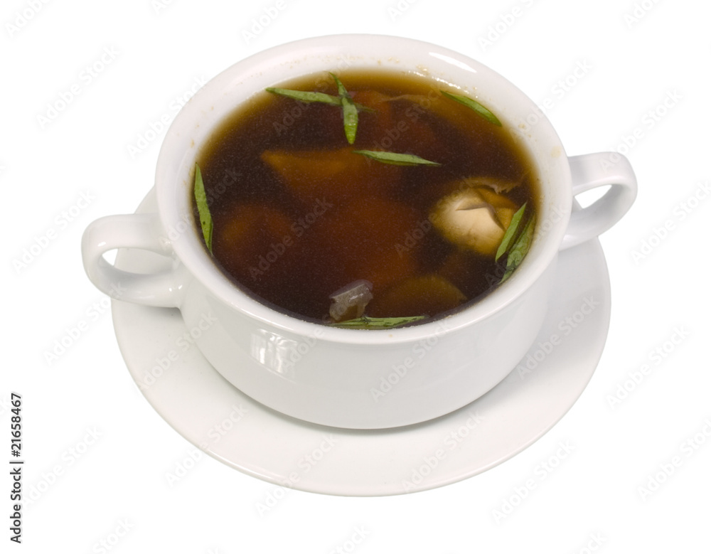 Bowl with soup Bowl with soup