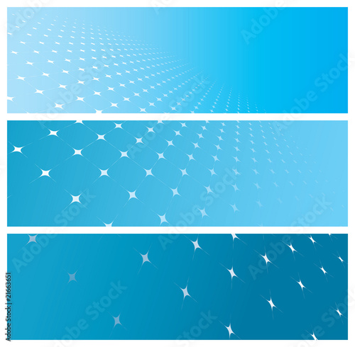 modern blue banners (headers)