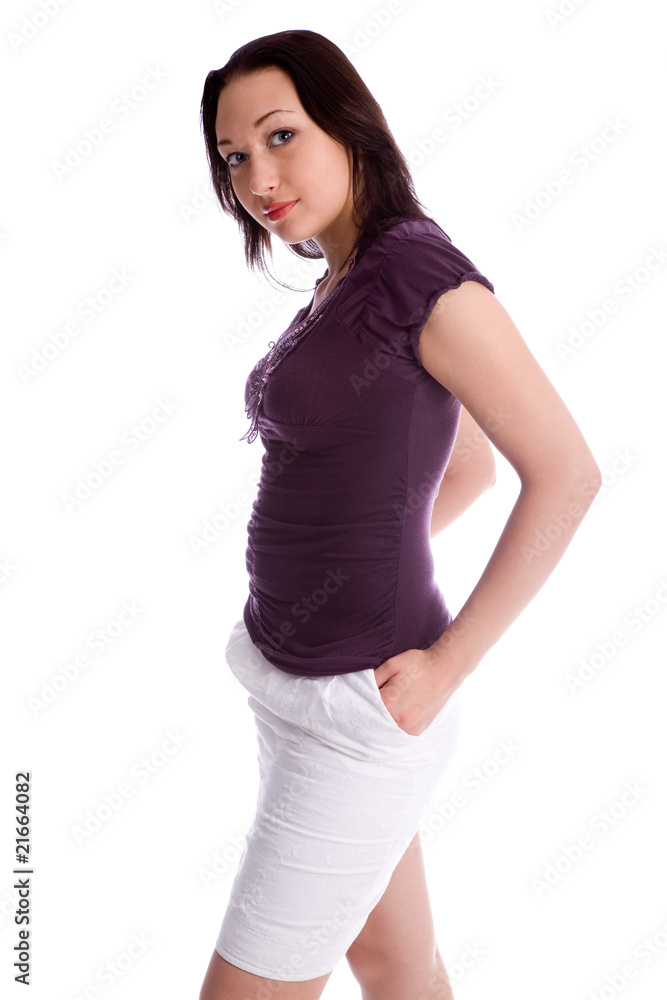 posing girl posing girl