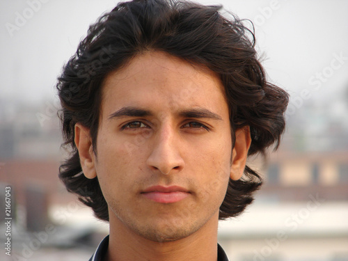 a young indian confident boy
