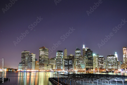 Night Shot of Lower Manhattan