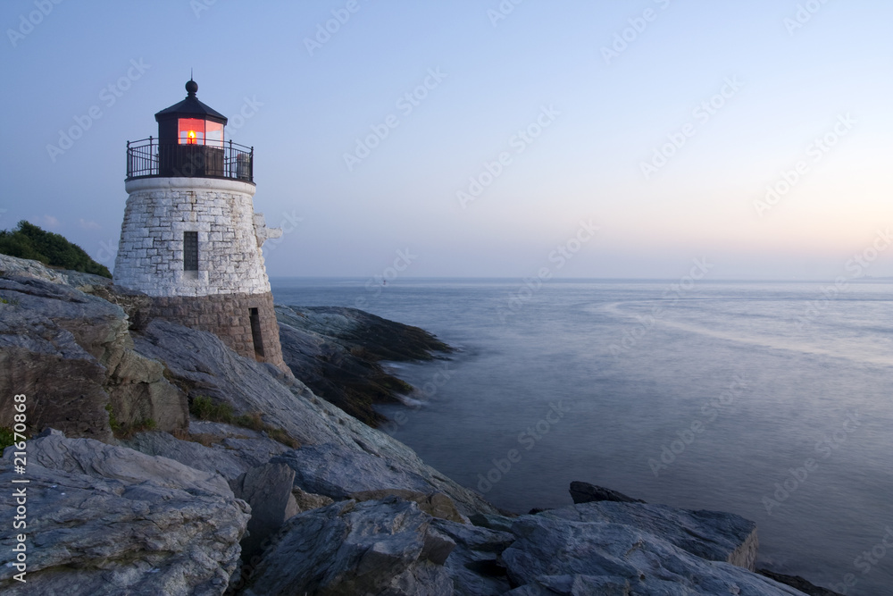 Fototapeta Castle Hill Lighthouse in Newport, Rhode Island