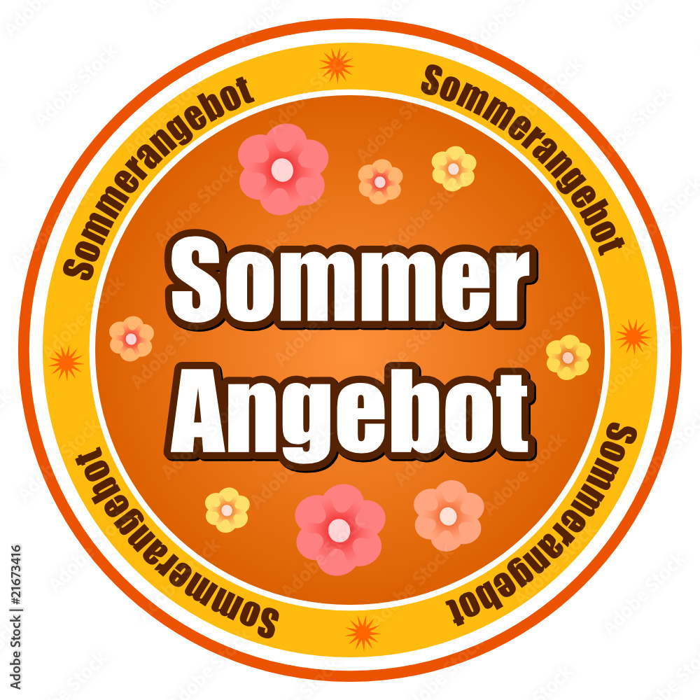 Button Sommerangebot Button Sommerangebot