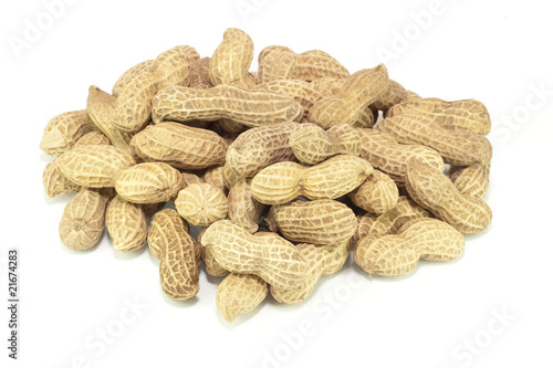 Peanut with isolated background