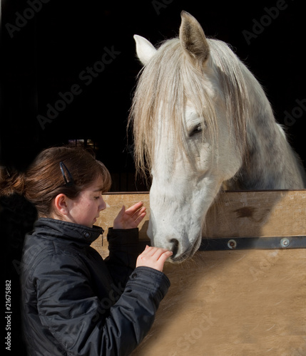 L'enfant et le cheval photo