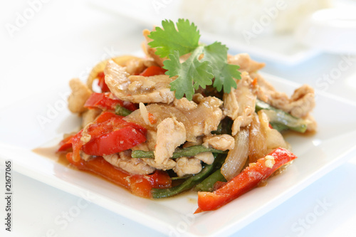 Thai Food - Kra Prow Chicken