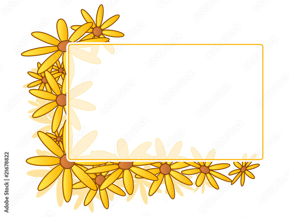 Obraz premium Daisy frame