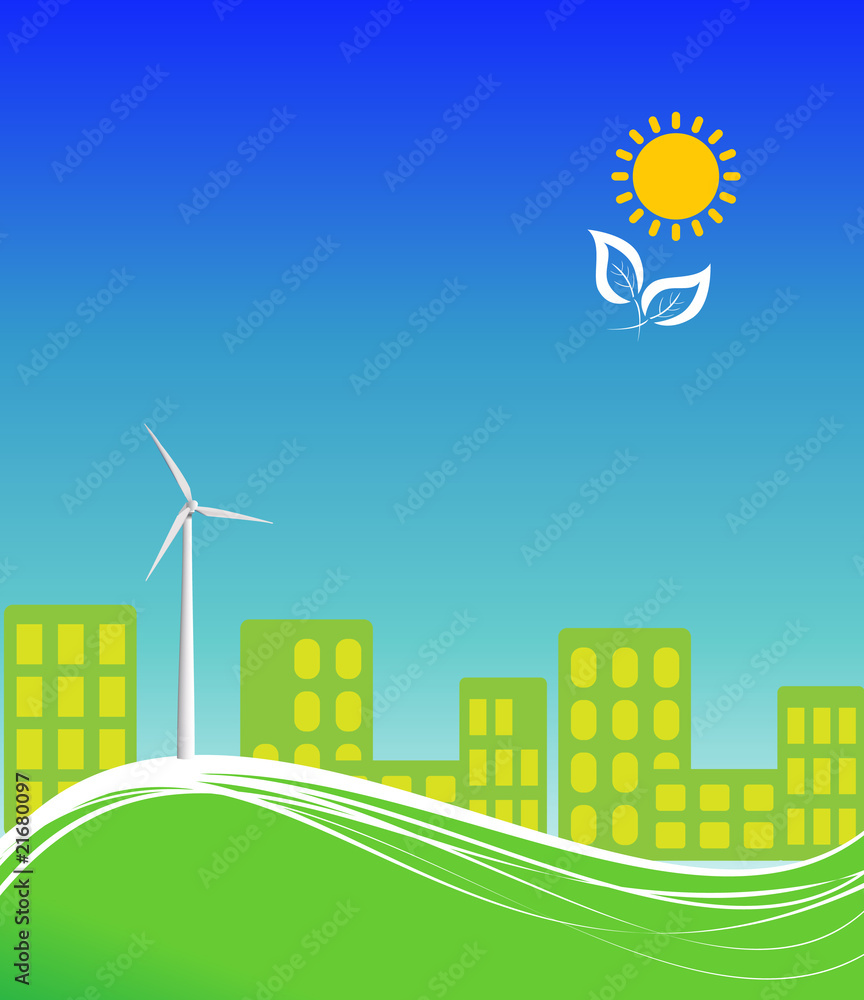 City using clean energy