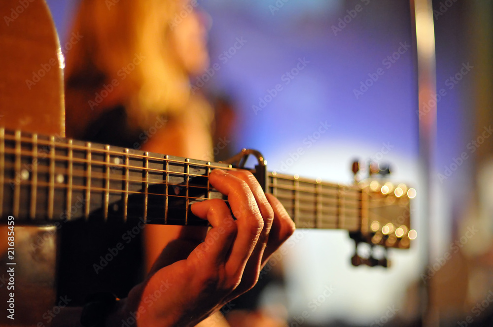 Fototapeta premium Akustikgitarre