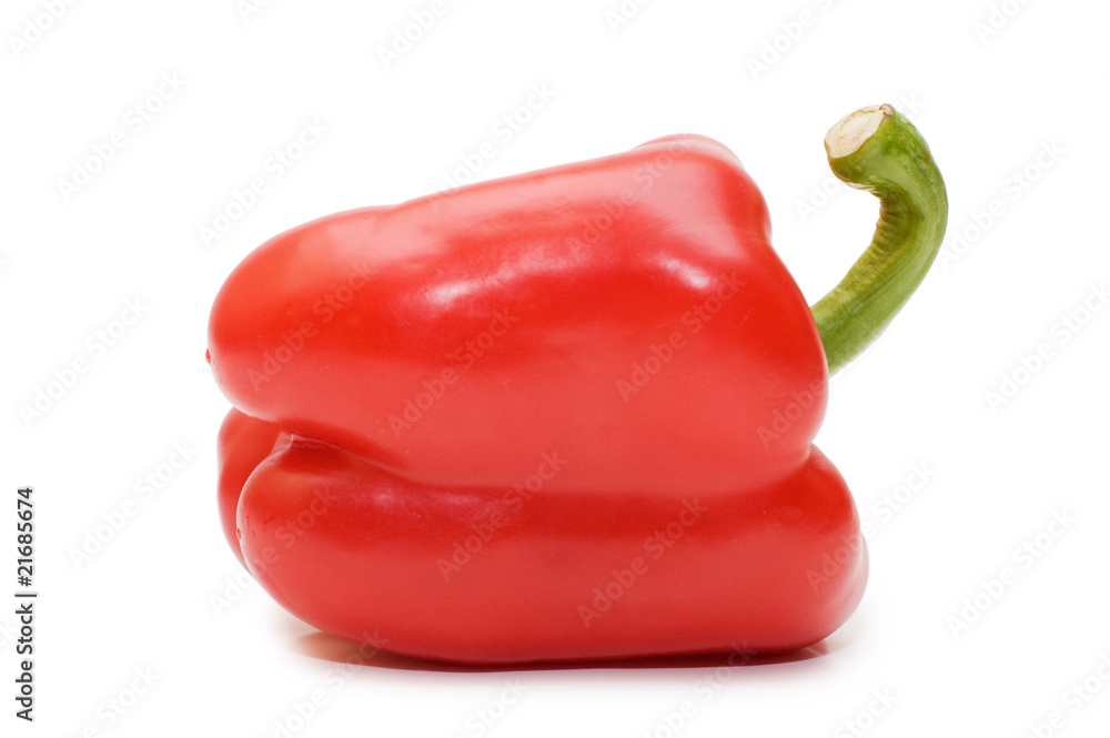 Bulgarian pepper isolated on white background Bulgarian pepper isolated on white background