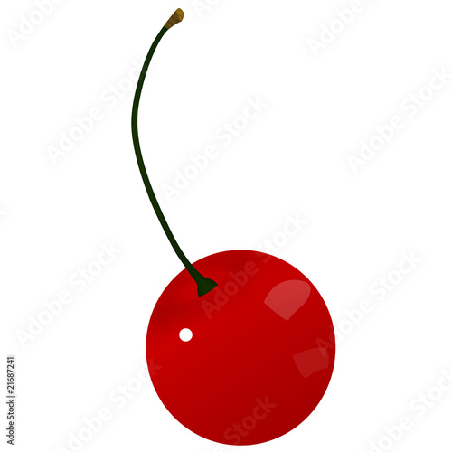 Red cherry close-up